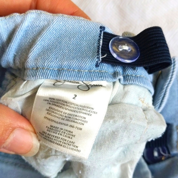 jessica simpson boho blouse & jeans matching outfit set 2T toddler girls - Picture 12 of 15